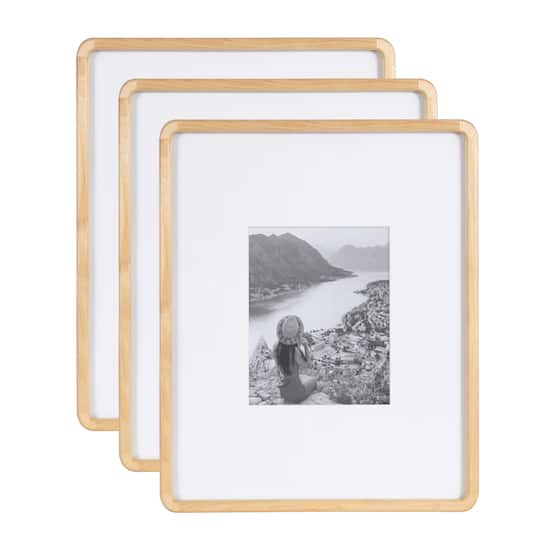 Kate and Laurel 16" x 20" Inglewood Picture Frames with 8" x 10" Mat